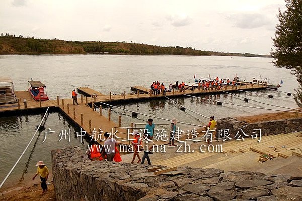 浮箱碼頭 水上浮箱 廣州中航水上設施建造有限公司