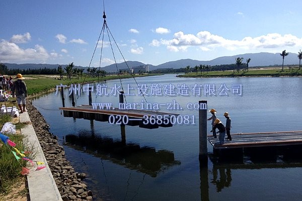 浮箱碼頭 水上浮箱 廣州中航水上設施建造有限公司