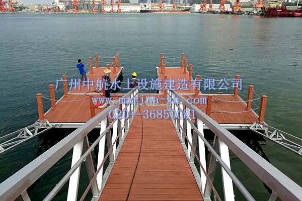 浮箱碼頭 水上浮箱 廣州中航水上設施建造有限公司