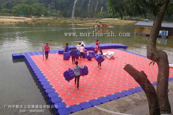 水上平臺 水上浮筒 水上舞臺 廣州中航水上設施建造有限公司