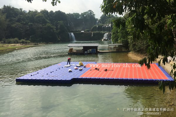 水上平臺 水上浮筒 水上舞臺 廣州中航水上設施建造有限公司