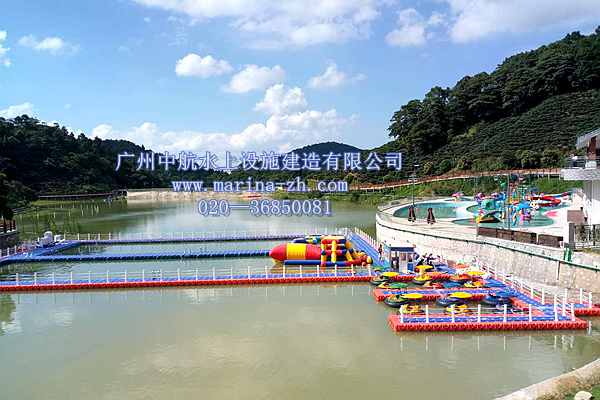 水上游泳池 浮筒游泳池 水上碼頭 廣州中航水上設施建造有限公司